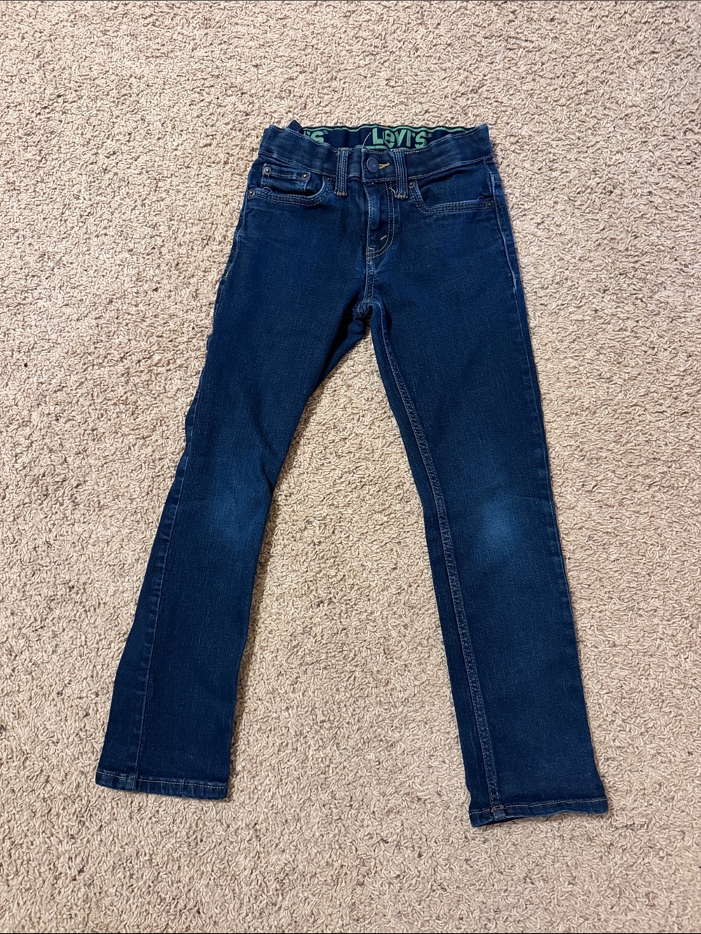 Levi's kids  Navy Slim Straight Jeans